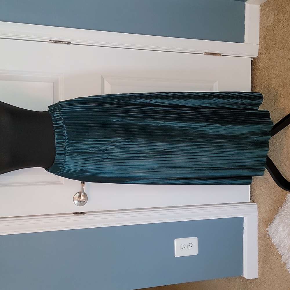 Signature Teal Maxi Skirt